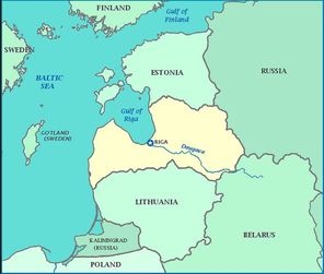 Map of Eastern Europe 