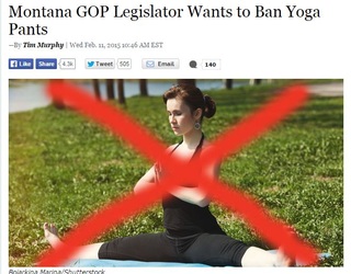 GOP Wants to Ban Yoga Pants