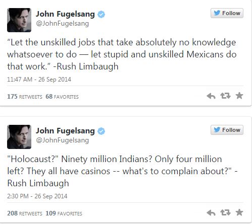 Rush Limbaugh's Racist Statements